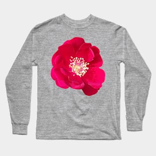 Red flower photo Long Sleeve T-Shirt